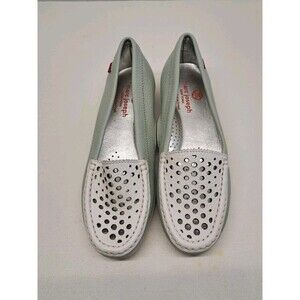 Marc Joseph Women's Madison Mint/White Tumbled Golf Shoes Size 5.5